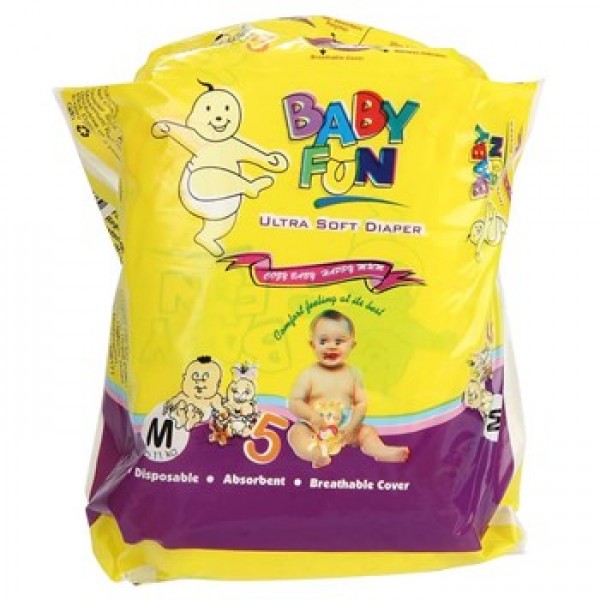 Babyfun Baby Diaper 5'S X 10 Packs